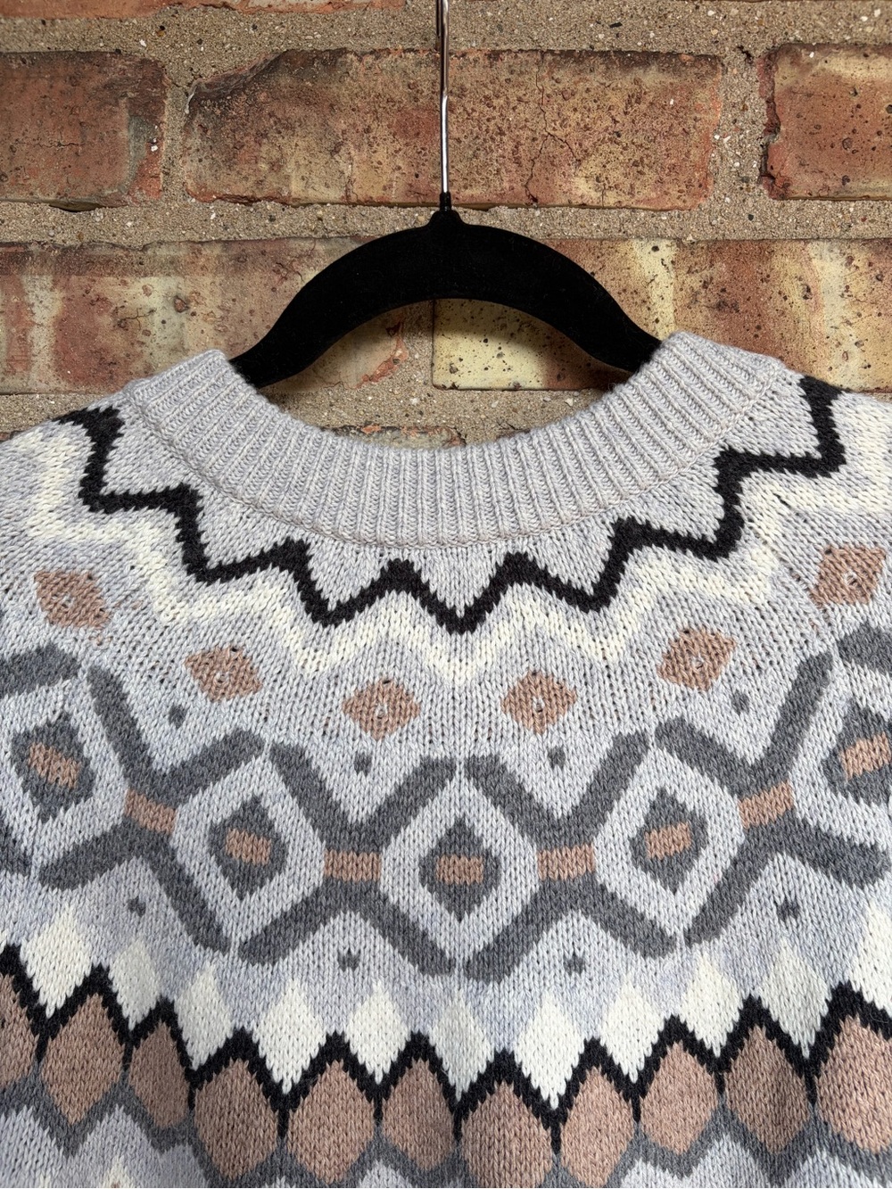 Sundance Fair Isle Cotton Sweater - Picture 6 of 10